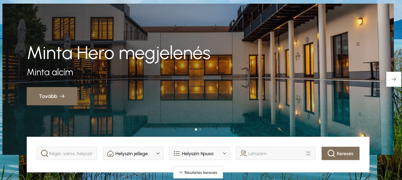 Hero megjelenés előnézet