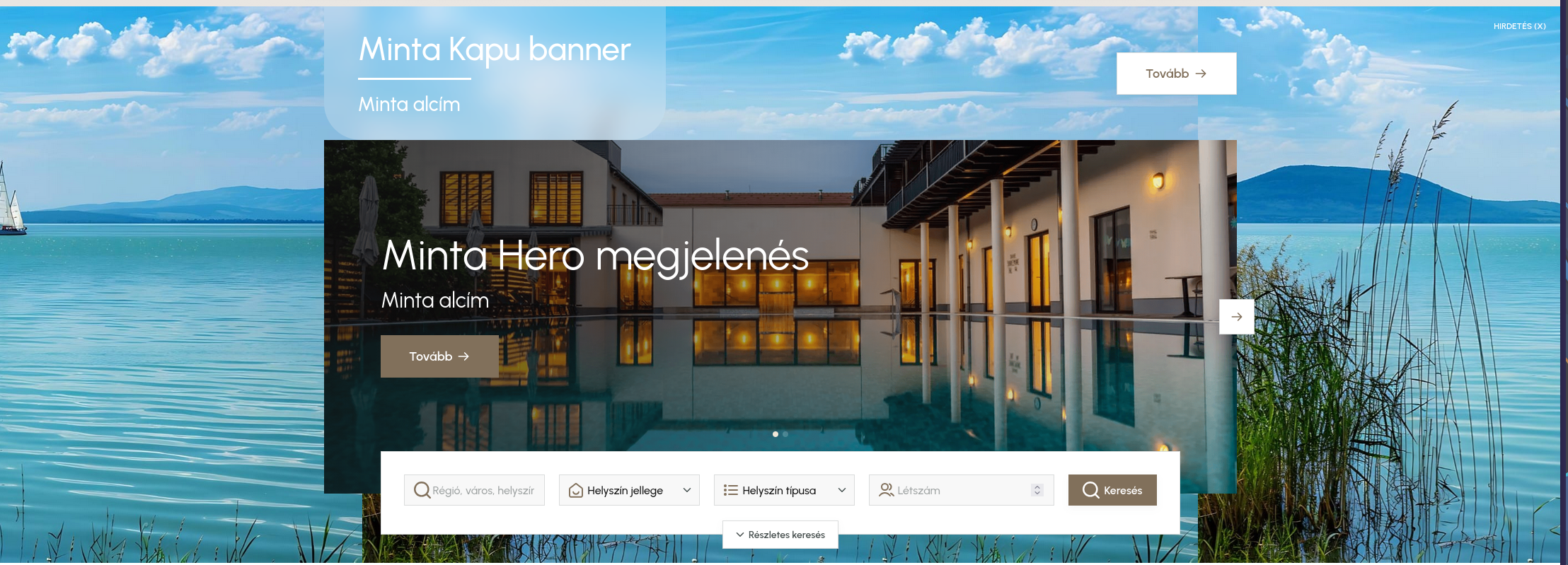 Kapu banner előnézet